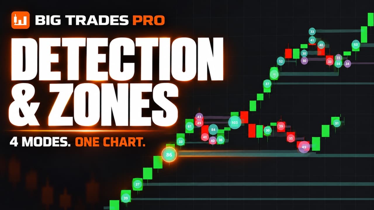 Big Trades PRO: Detection Modes, Zones & Chart Settings | NinjaTrader 8