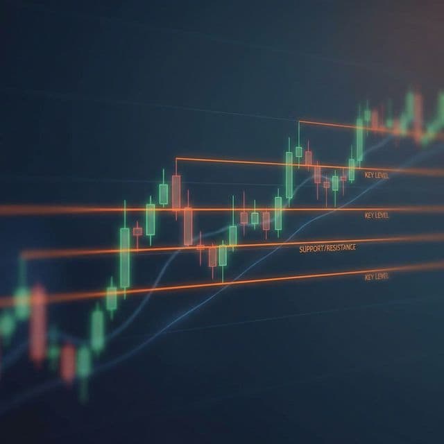 Trading Chart Background